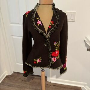 Jon wool embroidered jacket